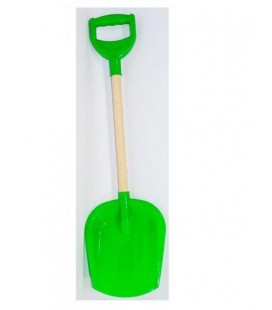 Лопатка з дерев'яною ручкою Technok Зелена 2896