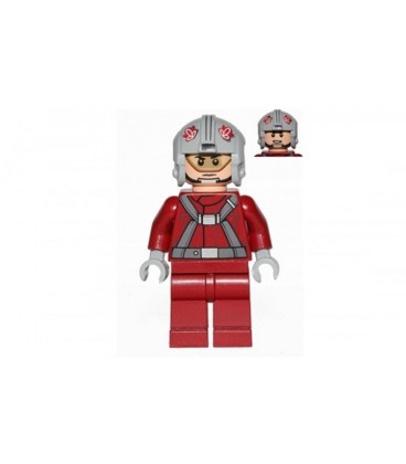 Конструктор LEGO T-16 Skyhopper Pilot - Light Bluish Gray Helmet 1 деталей (sw0619-used)