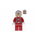 Конструктор LEGO T-16 Skyhopper Pilot - Light Bluish Gray Helmet 1 деталей (sw0619-used)