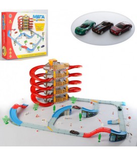 Ігровий набір дитячий гараж Best Toys п'ятиповерховий з машинками 922-11