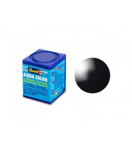 Акрилова фарба Чорний, глянцевий, 18 мл. Aqua Color Revell 36107