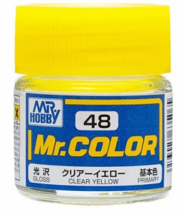 Фарба емалева 'Mr. Color' прозора жовта, 10 мл GUNZE SANGYO (C048)
