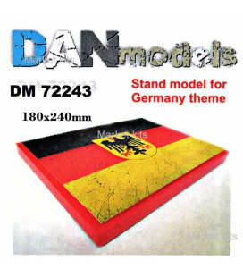 Підставка для моделей. Тема: Німеччина (180x240 мм) 1:72 DAN models (DAN72243)