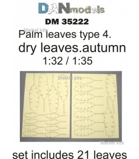 Пальмове листя: Жовте, набір №4 1:35 DAN models (DAN35222)