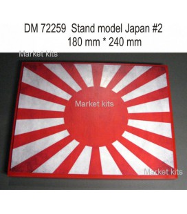 Підставка для моделей 'авіації. Тема: Японія, варіант №2' (240x180 мм) 1:72 DAN models (DAN72259)