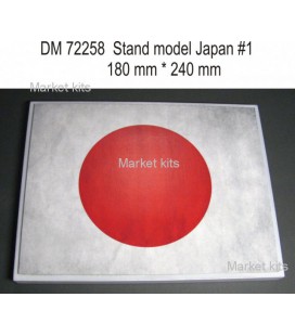 Підставка для моделей авіації. Тема: Японія, варіант №1 (240x180 мм) 1:72 DAN models (DAN72258)