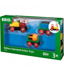 Товарний паровоз на батарейках для залізниці BRIO (33319)