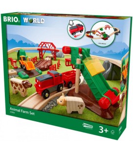 Залізниця BRIO Ферма з тваринами (33984)