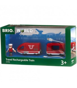 Пасажирський поїзд для залізниці BRIO з USB підзарядкою (33746)