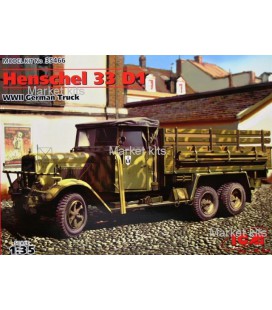 Німецький армійський вантажний автомобіль II МВ Henschel 33D1 1:35 ICM (ICM35466)