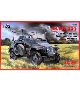 Німецький бронеавтомобіль радіозв'язку Sd.Kfz.223 1:72 ICM (ICM72421)