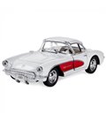 Дитяча колекційна машинка Chevrolet Corvette 1957 KT5316W інерційна (Білий) (147846)