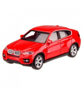 Машина металева BMW X6 'WELLY' 44016CW масштаб 1:43 (Червоний) (174552)