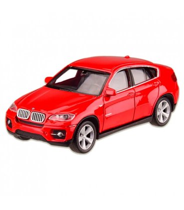 Машина металева BMW X6 'WELLY' 44016CW масштаб 1:43 (Червоний) (174552)