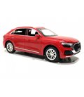 Машинка металева AutoExpert Audi Q8 1:24 звук світло червона (GT-5250)