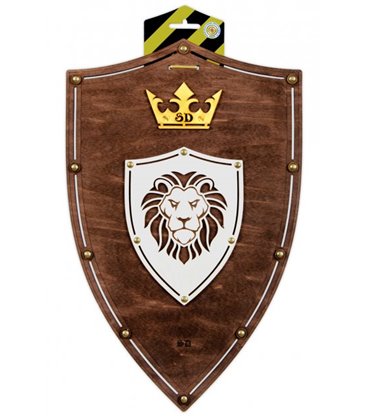 Щит дерев'яний «Лев», колір Венге(401018)