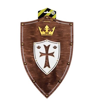 Щит дерев'яний Хрест колір Венге 30-47 см 400011 (400011)