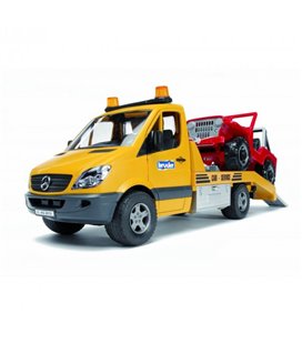 Спецтехніка Bruder Эвакуатор Mercedes Benz Sprinter + джип, М1:16 (02535)