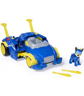 Щенячий патруль Чейз машина-трансформер Могутні цуценята Paw Patrol Super Paws Chase's Powered Up Cruiser Spin Master (20115055)