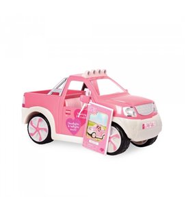 Транспорт для ляльок LORI рожевий Джип з FM радіо LO37033Z