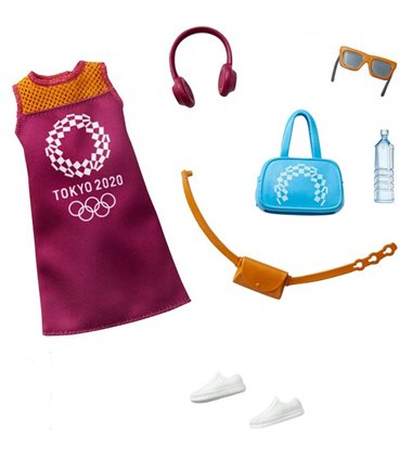 Одяг для ляльок Барбі Barbie Fashion Pack The Olympic Games Tokyo 2020: Dress Mattel (GJG33) (887961810707)