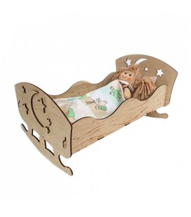 Іграшкове ліжко для ляльок ТМ Дерево 43x23 см (172311)
