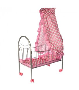 Ліжко для пупса Star Toys Factor Co (9394) Рожевий