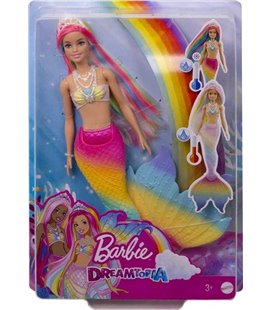 Лялька Барбі Русалка з Дрімтопії Змінює колір Barbie Dreamtopia Rainbow Magic Mermaid GTF89