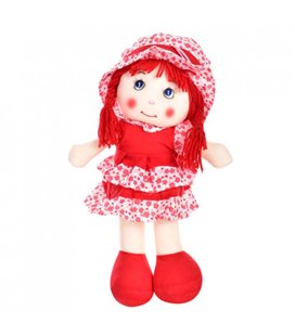 Дитяча лялька м'яконабивна Bambi WW8197-2, 40 см (Червоний)