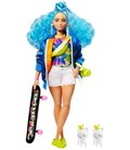 Лялька Barbie Extra Doll 4 Барбі Екстра з блакитним кучерявим волоссям (GRN30)
