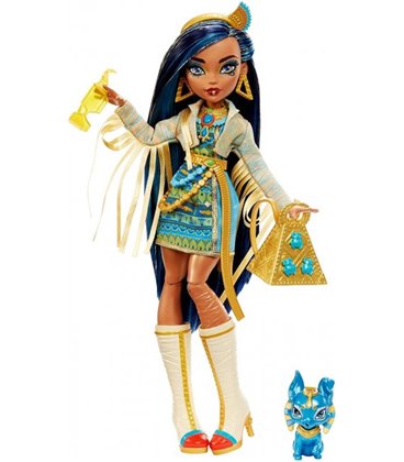 Лялька Монстер Хай Клео Де Ніл 2022 Monster High Cleo De Nile Posable Fashion Doll