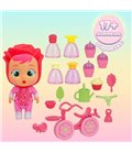 Ігровий набір з пупсом IMC Toys Cry Babies Magic Щасливі квіти -Велосипедний візок Роуз (86241)