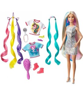 Ігровий набір Барбі Фантазія волосся Русалка та Єдиноріг Barbie Fantasy Hair