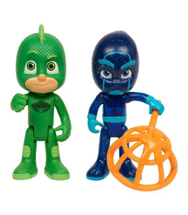 Набір фігурок PJ Masks Нічний ніндзя і Гекко (24888) (10-563926)