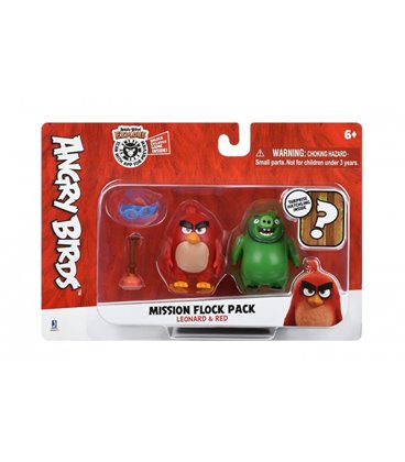 Ігрова фігурка Jazwares Angry Birds ANB Mission Flock Ред і Леонард