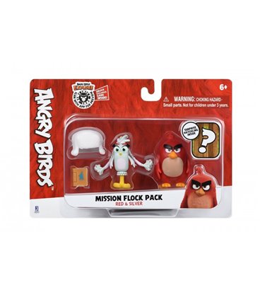 Ігрова фігурка Jazwares Angry Birds ANB Mission Flock Ред Сільвер і