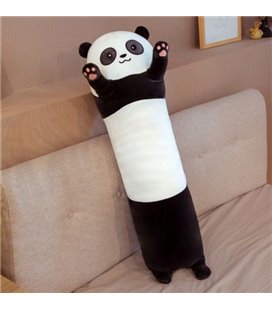 Довга м'яка іграшка подушка панда батон Чорний 70см