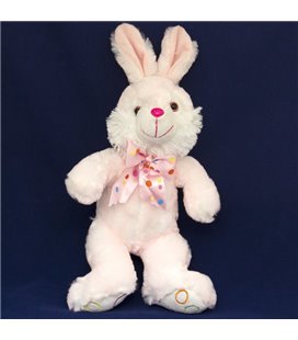 М'яка іграшка - кролик рожевий, 23 см, рожевий, поліестер (M1222923-4)