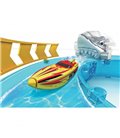 Ігровий набір Penbu Micro Boats водний трек з катером краном і трампліном (4457)