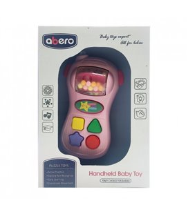 Дитячий мобільний телефон abero зі звуком Рожевий (QX-91177E00001111)