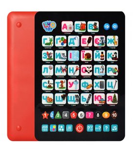 Дитячий планшет 'Азбука' Limo Toy на укр. мовою Червоний (SK 001900001111)