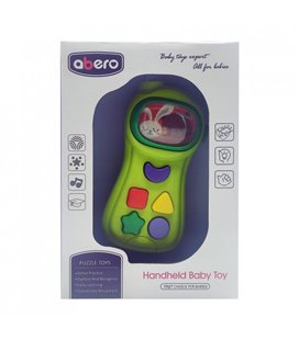 Дитячий мобільний телефон abero зі звуком Зелений (QX-91175E00001111)