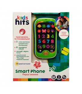 Дитячий музичний телефон 'Kids Hits' Bambi KH03-002 на русском (Зелений)