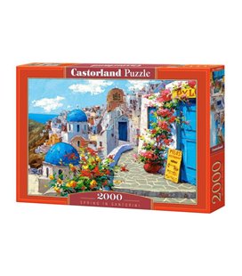 Castorland puzzle Пазл Весна на Санторіні, Греція, 2000 ел. (c-200603)