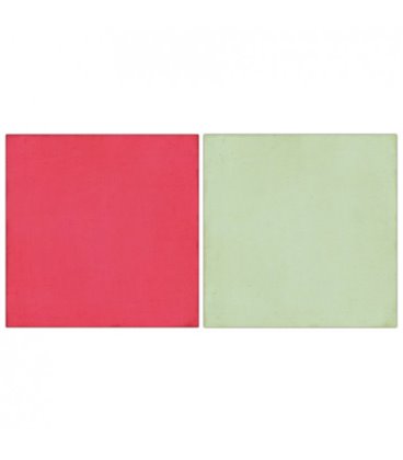 Двосторонній папір, Echo Park Pink/Mint 30х30 см, артикул THG27017