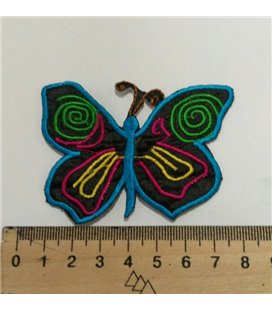 Нашивка клейова текстильна Метелик 4012.2