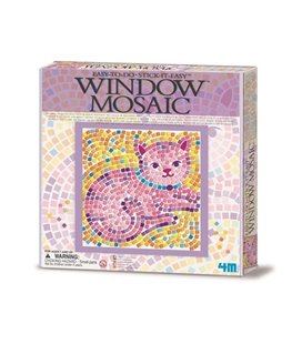 Набір для творчості 4M Мозаїка на вікно (в асортименті Метелик/Дельфін/Кошеня) (00-04526)