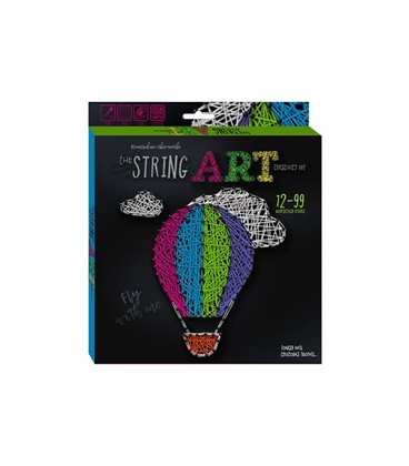 Набір для шпилькового плетіння Danko Toys String Art: Повітряна куля (рус) STRA-01-06