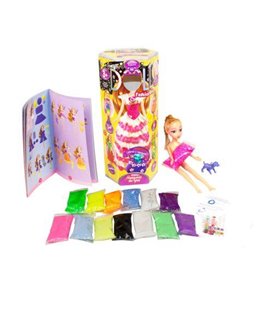 Набір для творчості для дівчаток із лялькою Danko Toys Princess Doll велика (укр) CLPD-01-01U