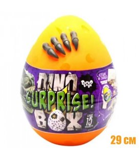 Яйце - сюрприз для хлопчиків Danko Toys Dino Surprise укр (оранжевий) DSB-01-01U